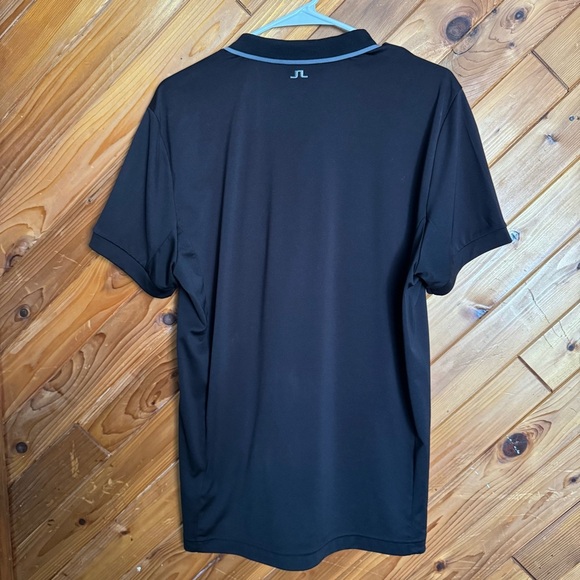 J.Lindeberg Men's Polo Shirt in Black Size Large - Picture 4 of 5